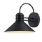 Westinghouse Fixture Wall Outdoor 60W Dusk to Dawn Watts Creek, Textured Black White Int 6120500 - alternate 4